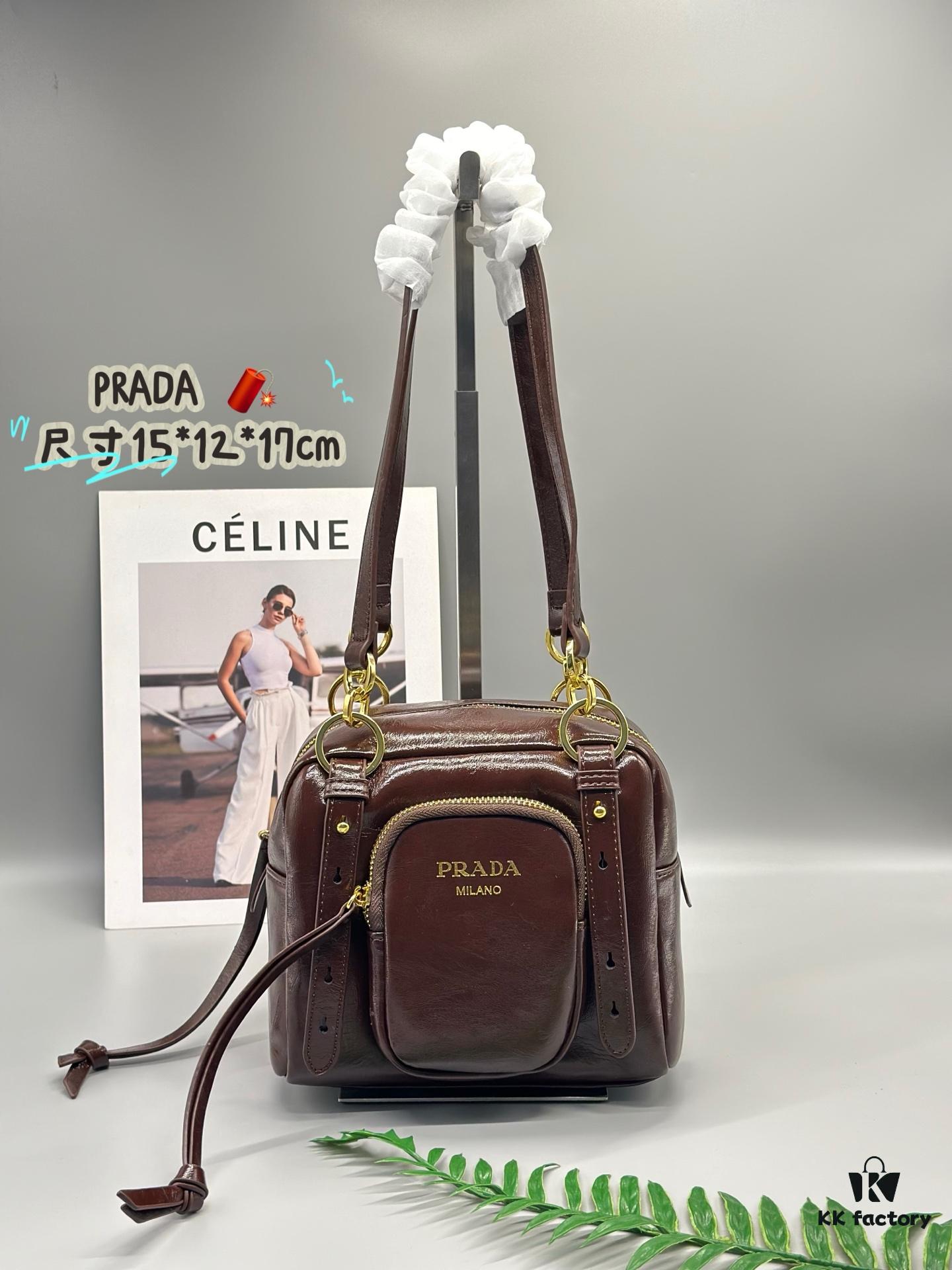 6930be386e68136f4d9aed3c Prada Soft Lux Cube Handbag - New Arrival