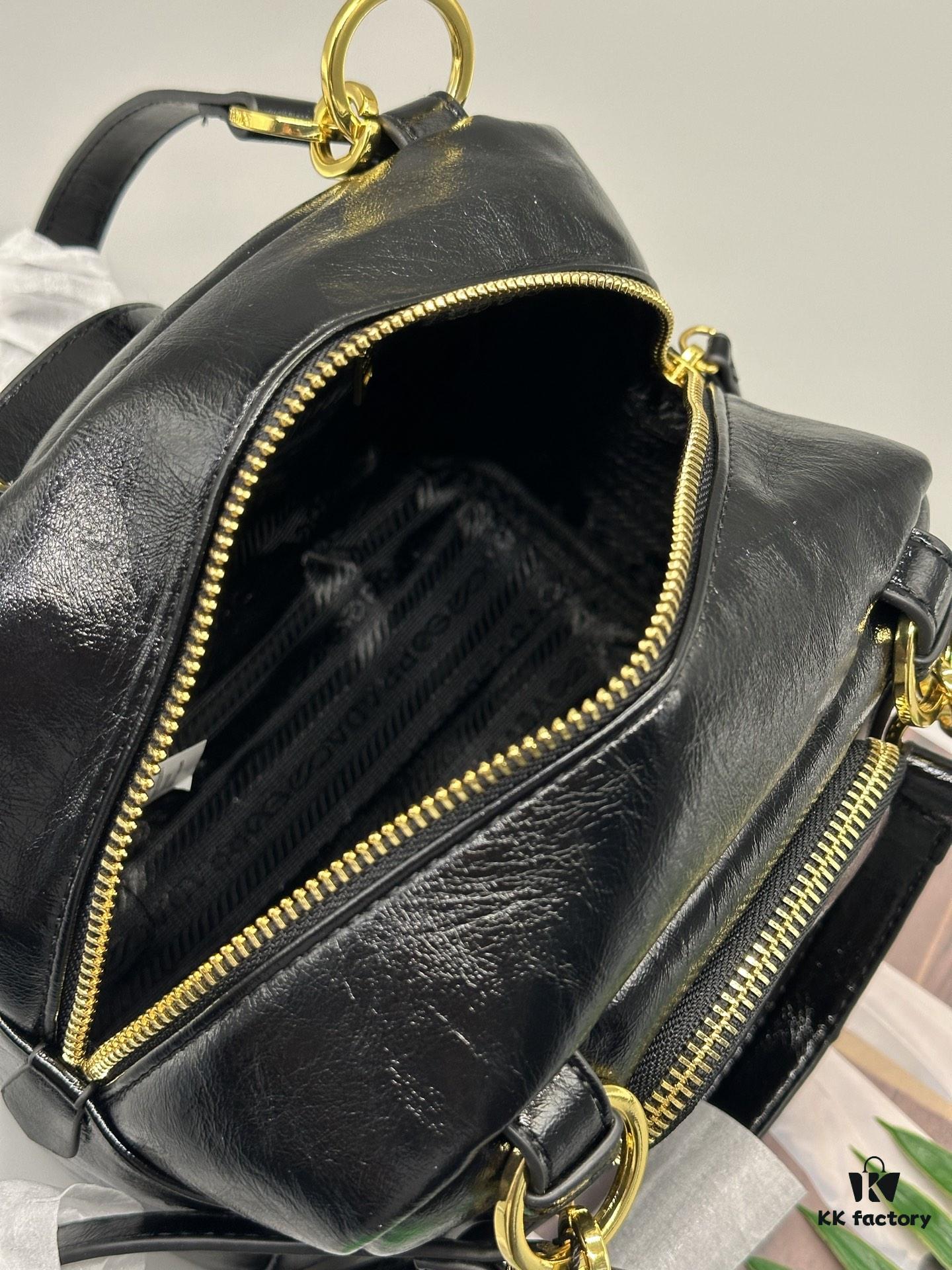 6930be3b6e68136f4d9aed3f Prada Soft Lux Cube Handbag - New Arrival