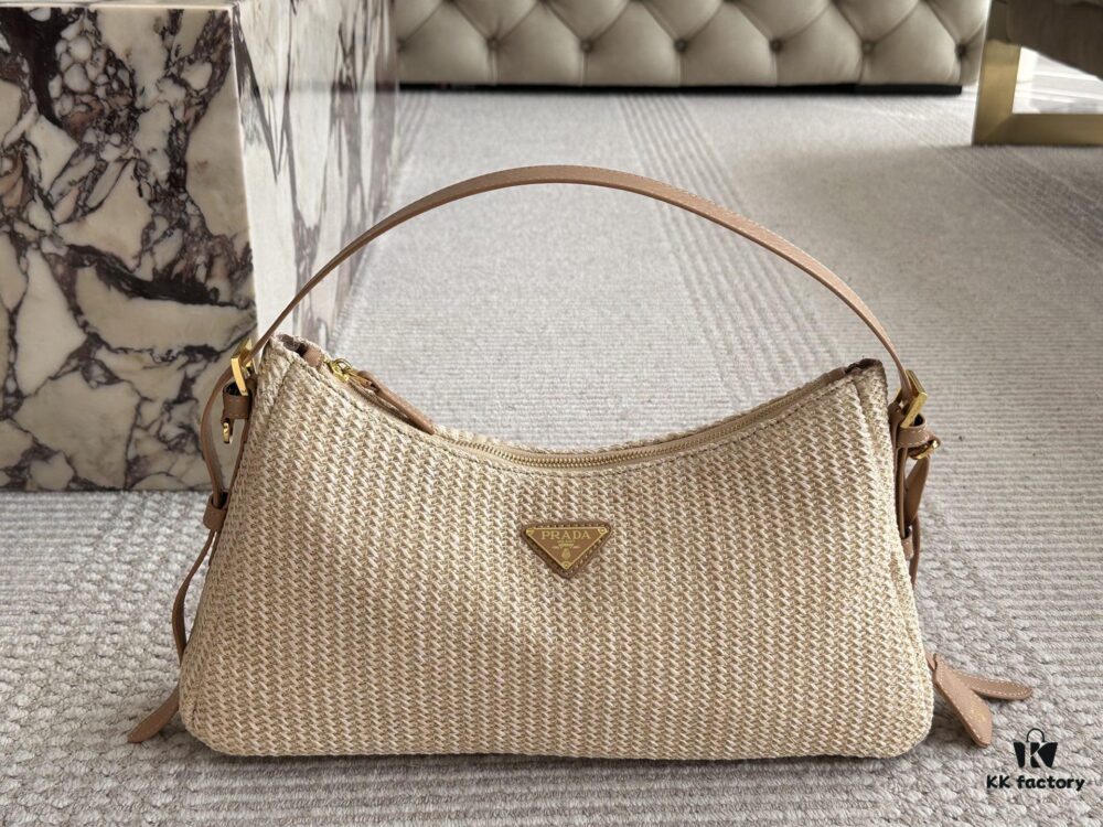 6930be496e68136f4d9aed55 Prada Woven Shopping Tote – A Summer Essential for Every Fashion-Loving Girl