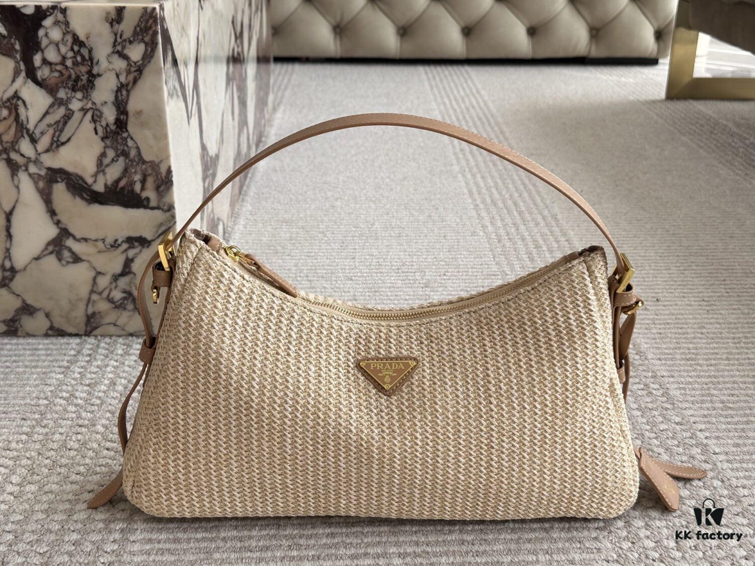 6930be496e68136f4d9aed55 Prada Woven Shopping Tote – A Summer Essential for Every Fashion-Loving Girl