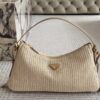 6930be496e68136f4d9aed56 Prada Woven Shopping Tote – A Summer Essential for Every Fashion-Loving Girl
