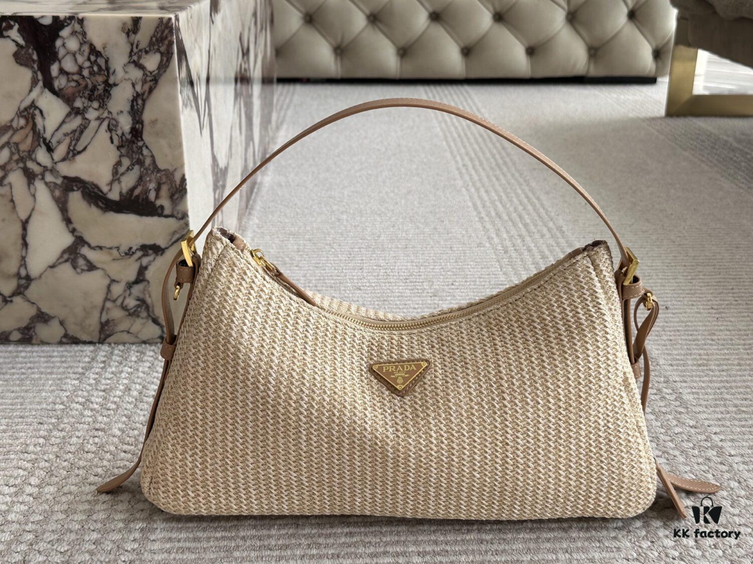 6930be496e68136f4d9aed56 Prada Woven Shopping Tote – A Summer Essential for Every Fashion-Loving Girl