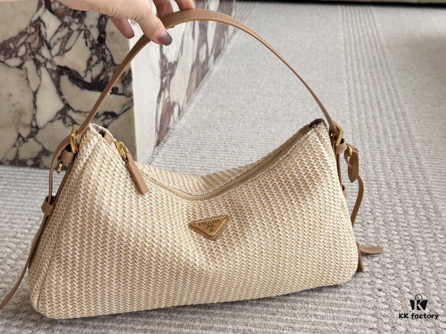 6930be546e68136f4d9aed63 Prada Woven Shopping Tote – A Summer Essential for Every Fashion-Loving Girl