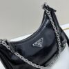 6930be5e6e68136f4d9aed71 PRADA Re-Edition NaplaK Women's Shoulder or Crossbody Bag in Enamel Leather with Box 🎁