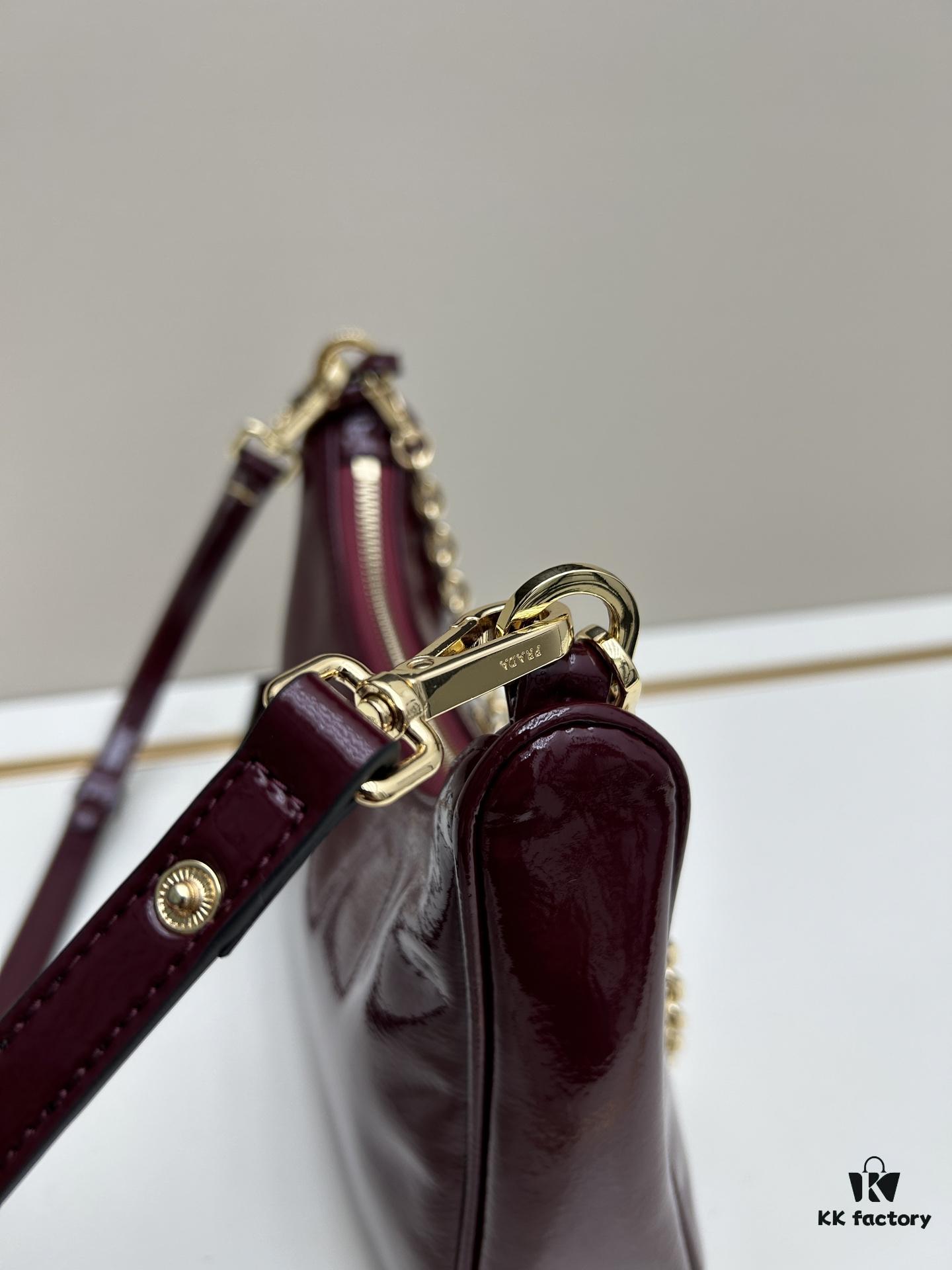 6930be6e6e68136f4d9aed8b PRADA Re-Edition NaplaK Women's Shoulder or Crossbody Bag in Enamel Leather with Box 🎁