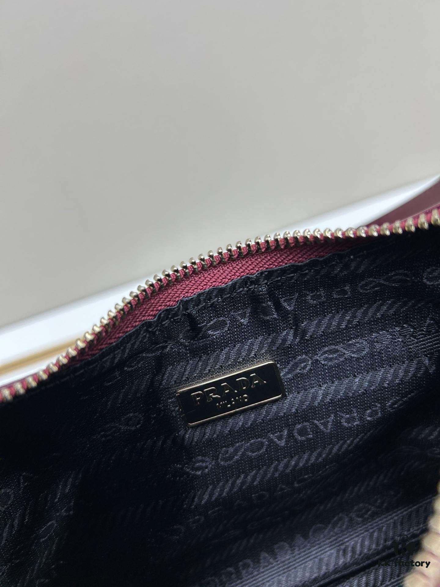 6930be716e68136f4d9aed8c PRADA Re-Edition NaplaK Women's Shoulder or Crossbody Bag in Enamel Leather with Box 🎁