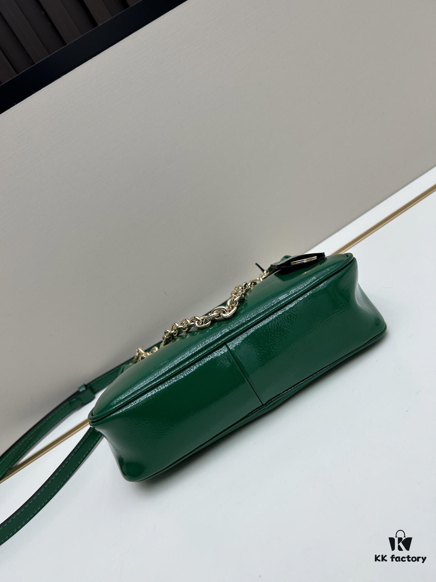 6930be726e68136f4d9aed91 PRADA Re-Edition NaplaK Women's Shoulder or Crossbody Bag in Enamel-Finished Calfskin with Box 🎁