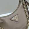 6930be796e68136f4d9aed9f PRADA Re-Edition NaplaK Women's Shoulder or Crossbody Bag in Enamel-Finished Calfskin with Box 🎁