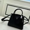6930be856e68136f4d9aedb4 PRADA New Arrival (Mini Size) - Double Bag Mini Shopping Tote in Fine Crispy Calf Leather