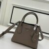 6930be866e68136f4d9aedb5 PRADA New Arrival (Mini Size) - Double Bag Mini Shopping Tote in Fine Crispy Calf Leather