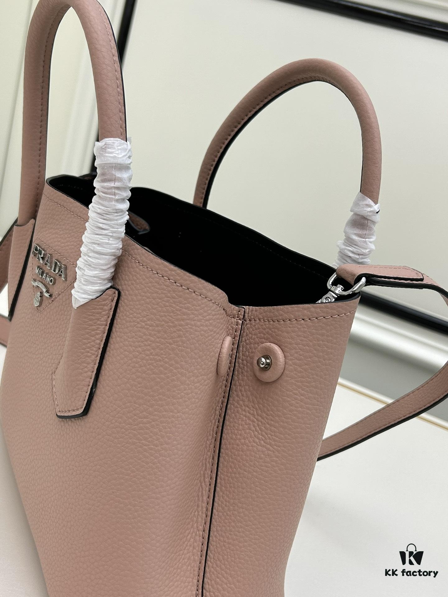 6930be896e68136f4d9aedb8 PRADA New Arrival (Mini Size) – Exquisite Crushed Calf Leather Double Bag Mini Tote