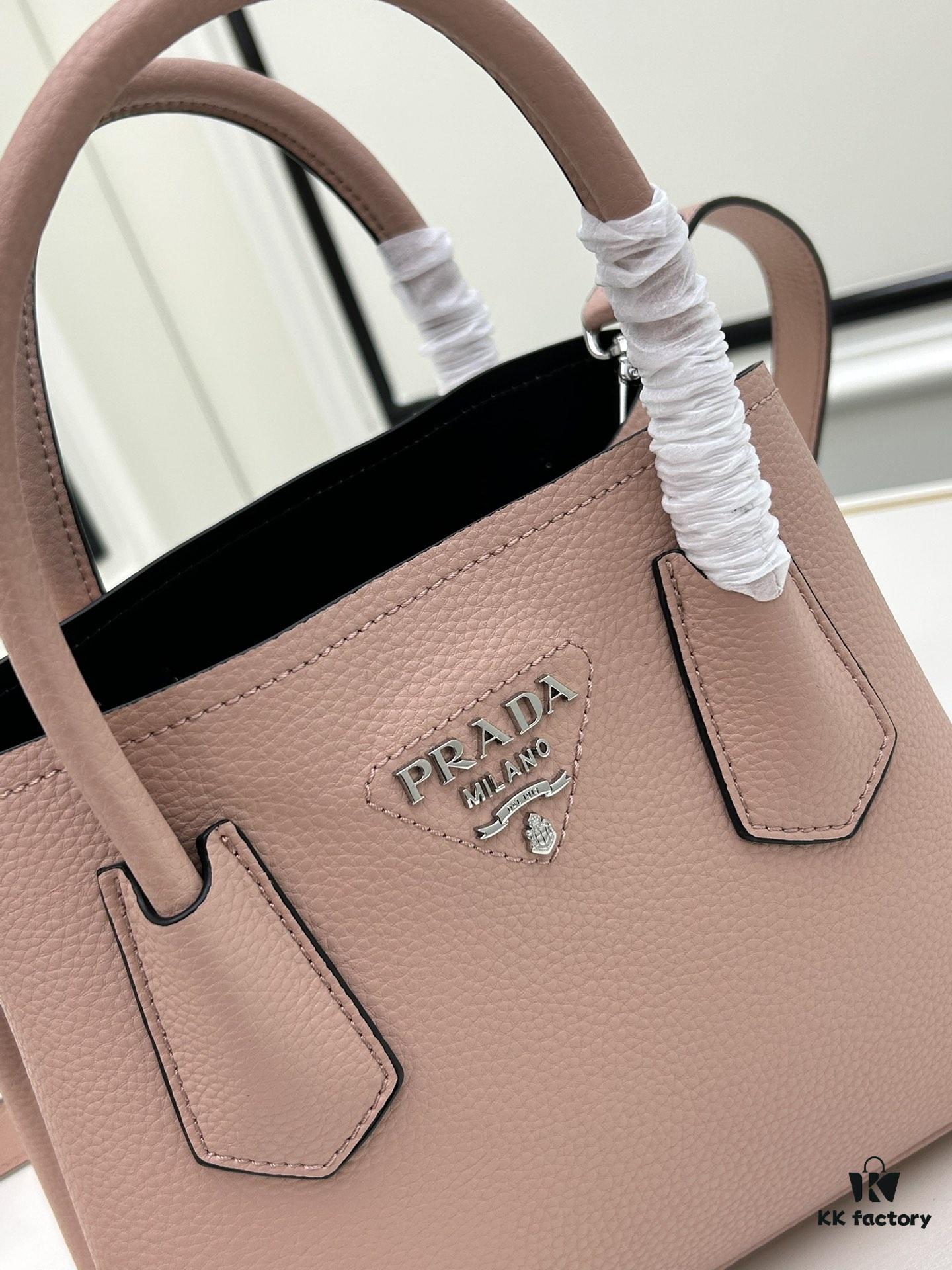 6930be8a6e68136f4d9aedb9 PRADA New Arrival (Mini Size) – Exquisite Crushed Calf Leather Double Bag Mini Tote