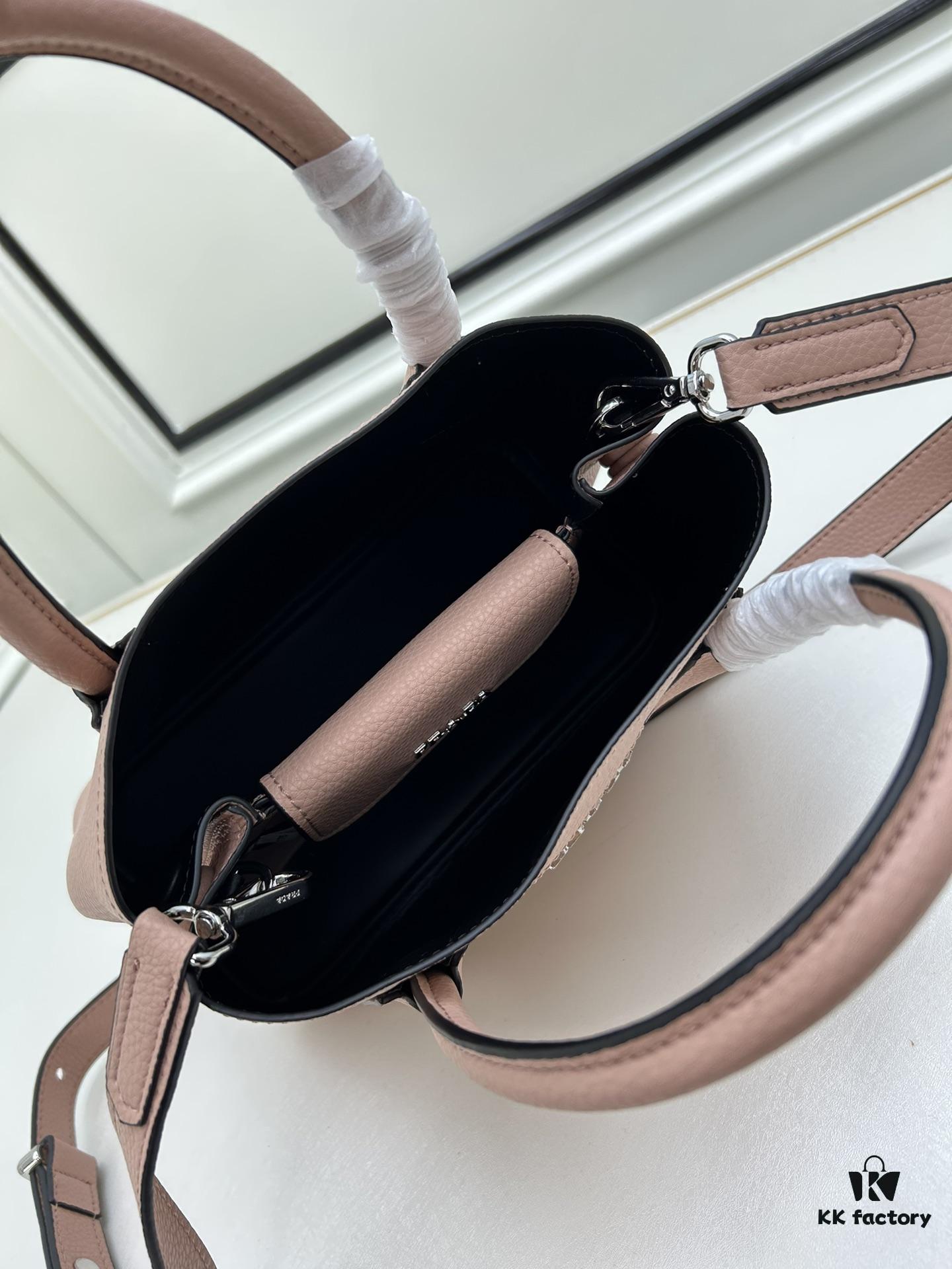 6930be8b6e68136f4d9aedbc PRADA New Arrival (Mini Size) – Exquisite Crushed Calf Leather Double Bag Mini Tote