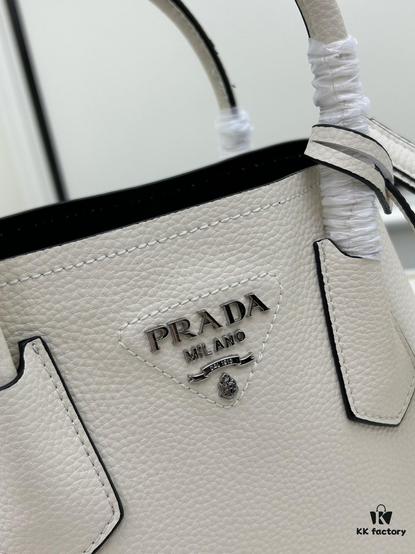 6930be8e6e68136f4d9aedbf PRADA New Arrival Mini Double Bag – Imported Calfskin with Refined Pebbled Texture, Elegant and Compact Design