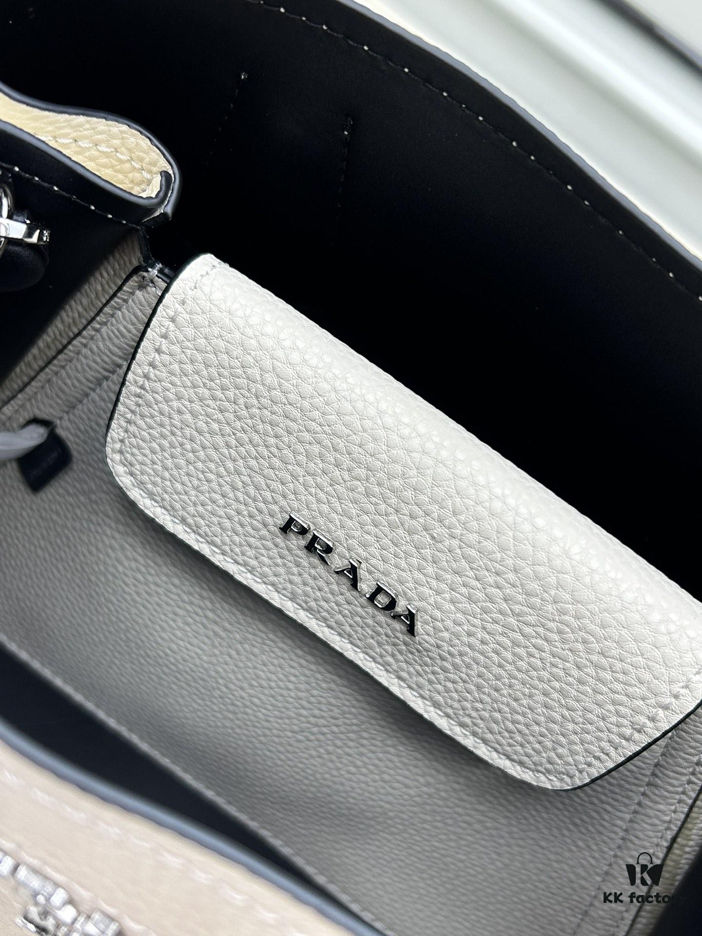 6930be916e68136f4d9aedc4 PRADA New Arrival Mini Double Bag – Imported Calfskin with Refined Pebbled Texture, Elegant and Compact Design