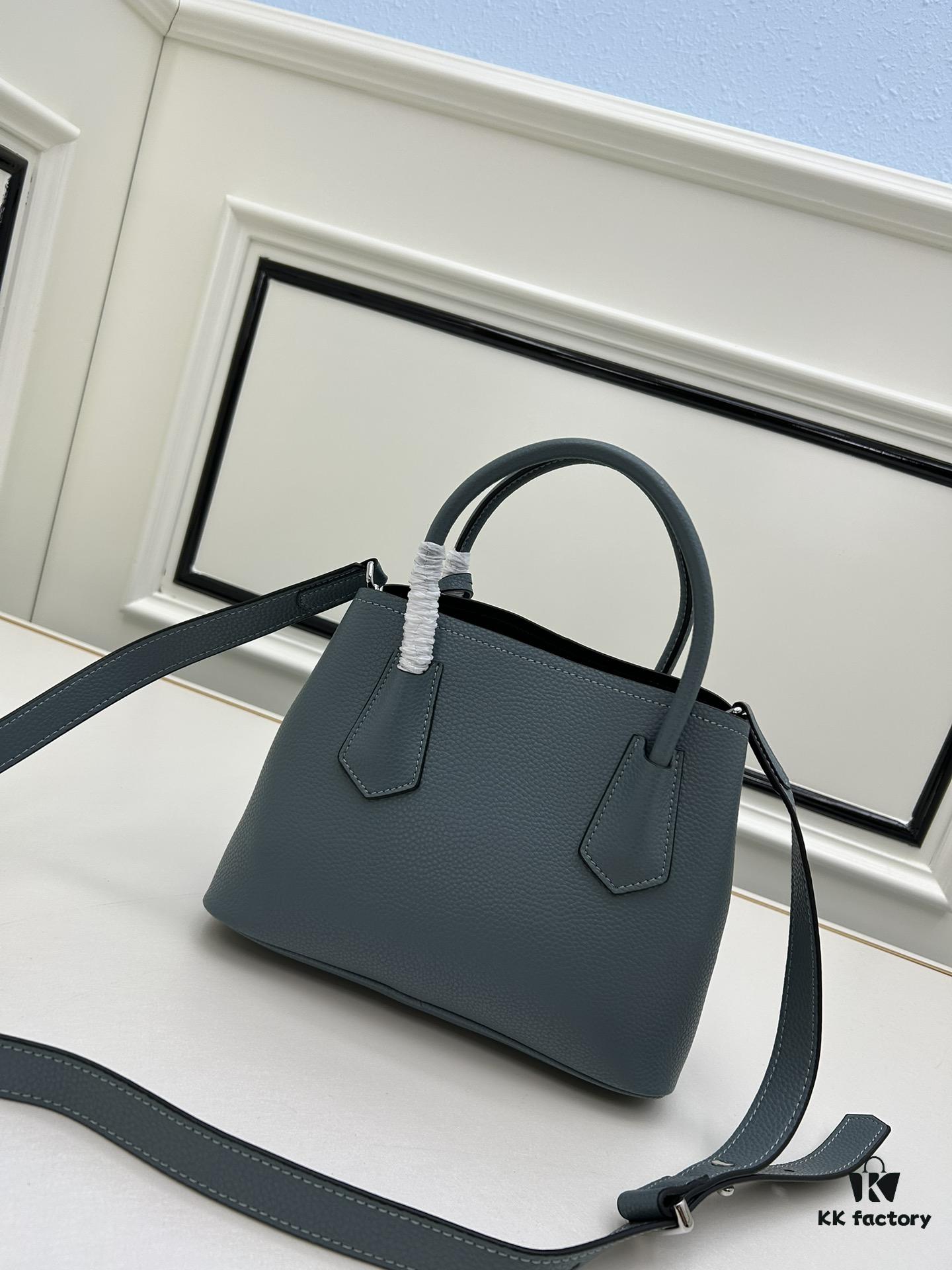 6930be916e68136f4d9aedc7 PRADA New Arrival (Mini Size) – Exquisite Saffiano Texture Handbag, 2023 Double Bag Mini Tote, Imported Saffiano Calfskin with Full Lambskin Lining