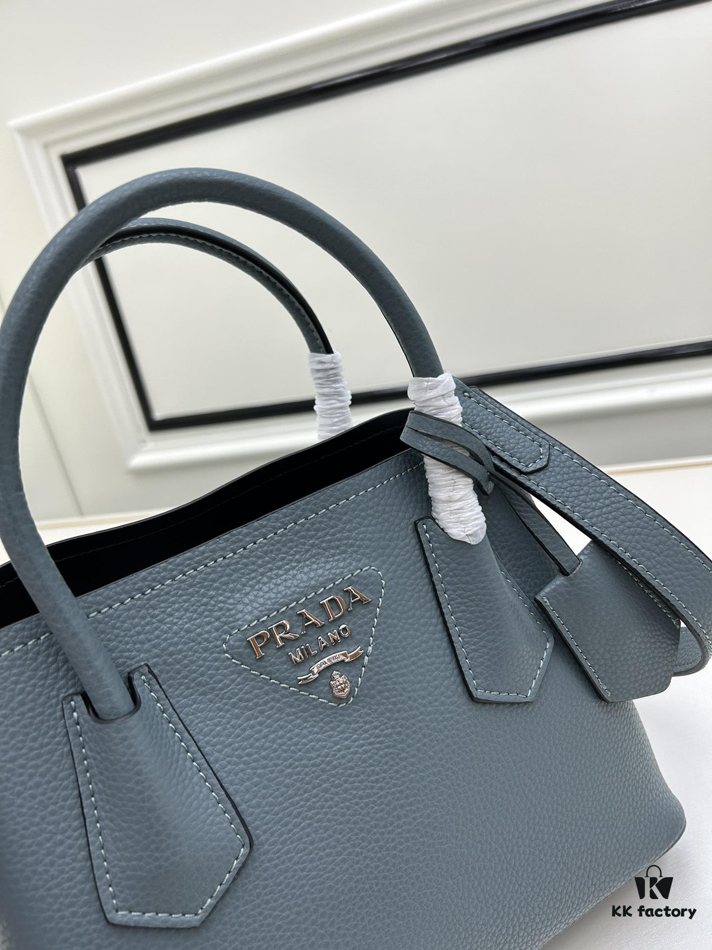 6930be926e68136f4d9aedc9 PRADA New Arrival (Mini Size) – Exquisite Saffiano Texture Handbag, 2023 Double Bag Mini Tote, Imported Saffiano Calfskin with Full Lambskin Lining