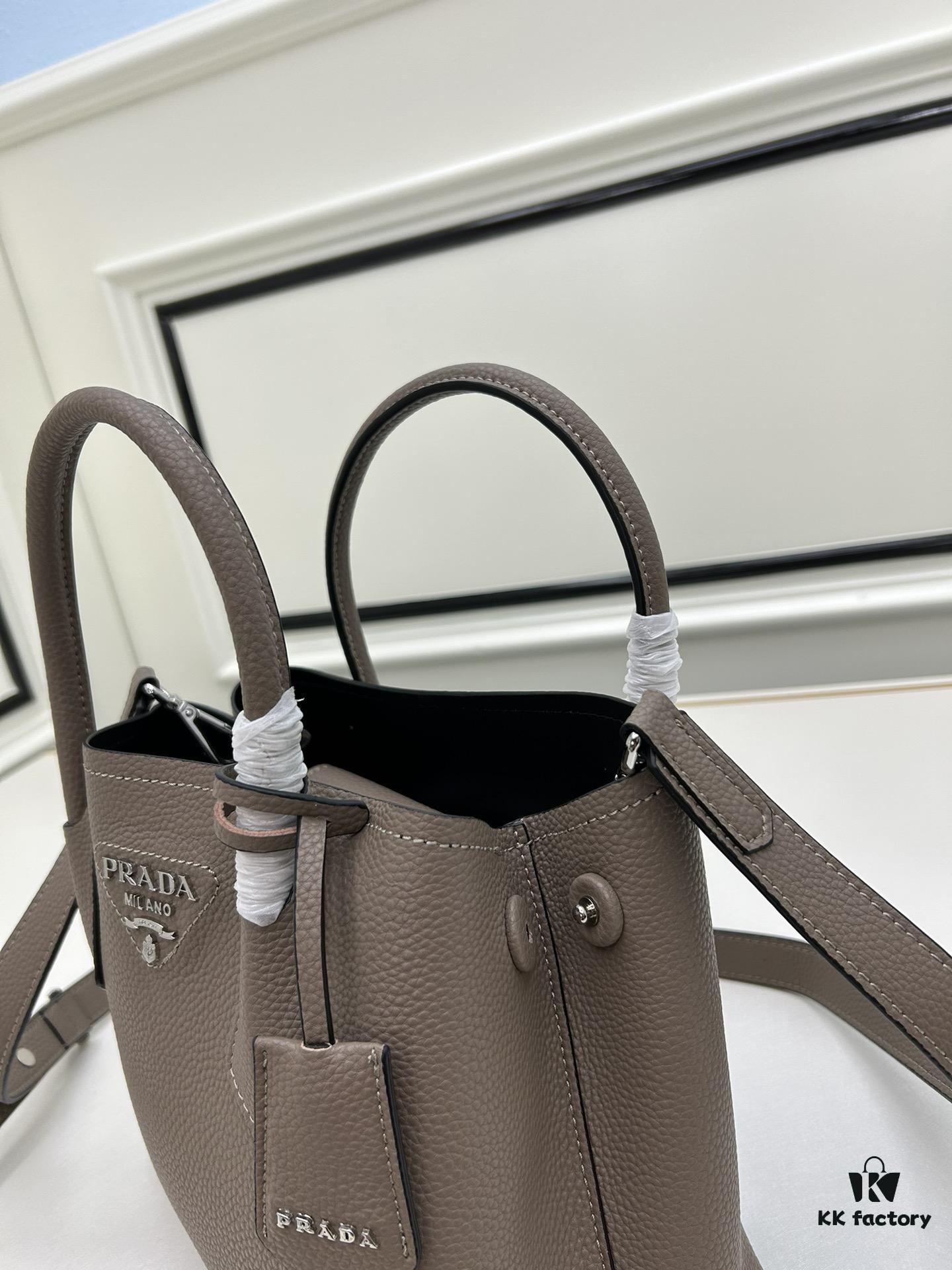 6930be9e6e68136f4d9aedd7 Prada New Arrival (Mini Size) Double Bag Mini Shopping Tote Fine Quilted Calfskin Leather 1BH442