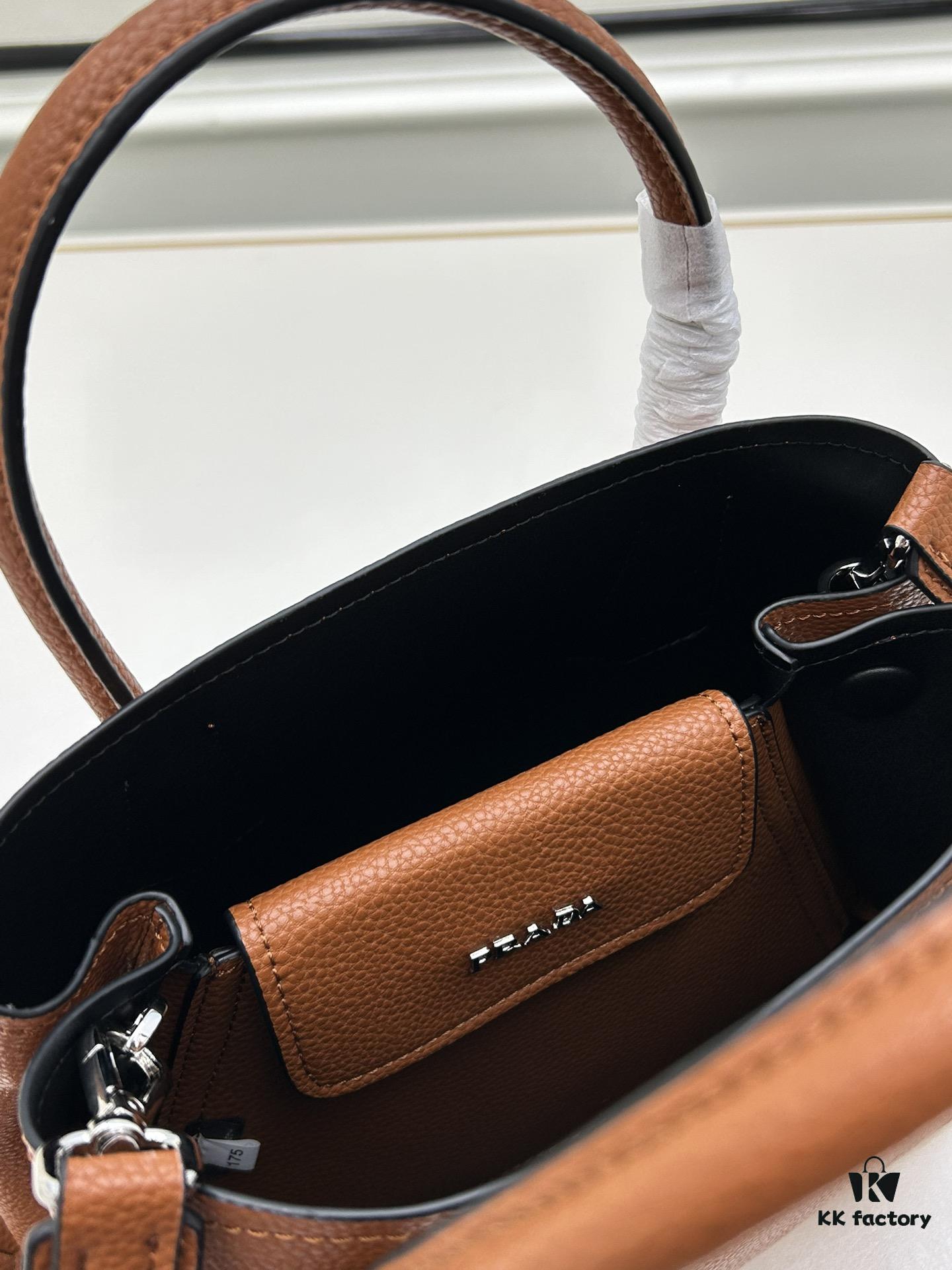 6930beaa6e68136f4d9aede5 Prada PRADA New Arrival Mini Double Bag - Fine Pebbled Leather, 2023 Latest Design