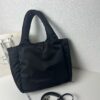 6930beba6e68136f4d9aee00 Prada Nylon Cotton Tote Bag (with Long Shoulder Strap)