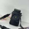 6930bec06e68136f4d9aee09 Prada Phone Bag with Exquisite Inlay Craftsmanship, Classic and Versatile Design, Actual Photo, 12*18