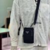 6930bec46e68136f4d9aee0e Prada Phone Bag with Exquisite Inlay Craftsmanship, Classic and Versatile Design, Actual Photo, 12*18