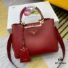 6930bede6e68136f4d9aee3c 2020 New Arrival PRADA Handbag Model 66152 Size 30*22*14