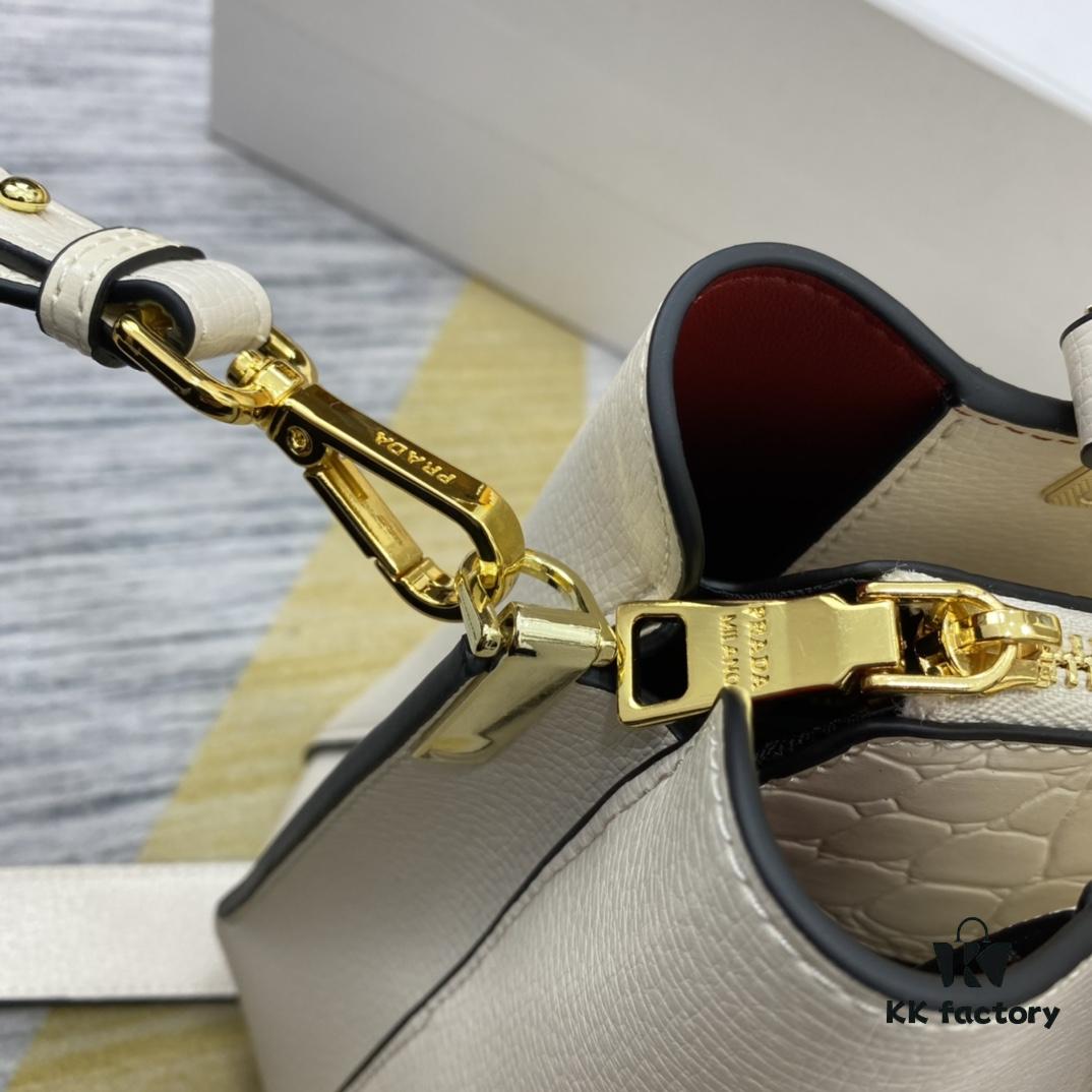 6930bee16e68136f4d9aee41 2020 New Arrival PRADA Style Handbag 66152 - Premium Calfskin with Shiny Crocodile Texture