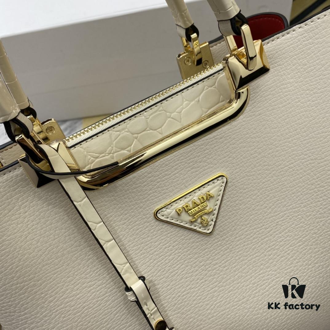 6930bee26e68136f4d9aee42 2020 New Arrival PRADA Style Handbag 66152 - Premium Calfskin with Shiny Crocodile Texture