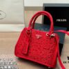 6930bf106e68136f4d9aee99 9-Color Set with Box, Prada, Fully Encrusted Bag, Super Satisfying, High Aesthetic Appeal, Must-Have for Fashion Enthusiasts, Size: 22 16