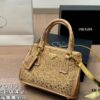 6930bf126e68136f4d9aee9a 9-Color Set with Box, Prada, Fully Encrusted Bag, Super Satisfying, High Aesthetic Appeal, Must-Have for Fashion Enthusiasts, Size: 22 16