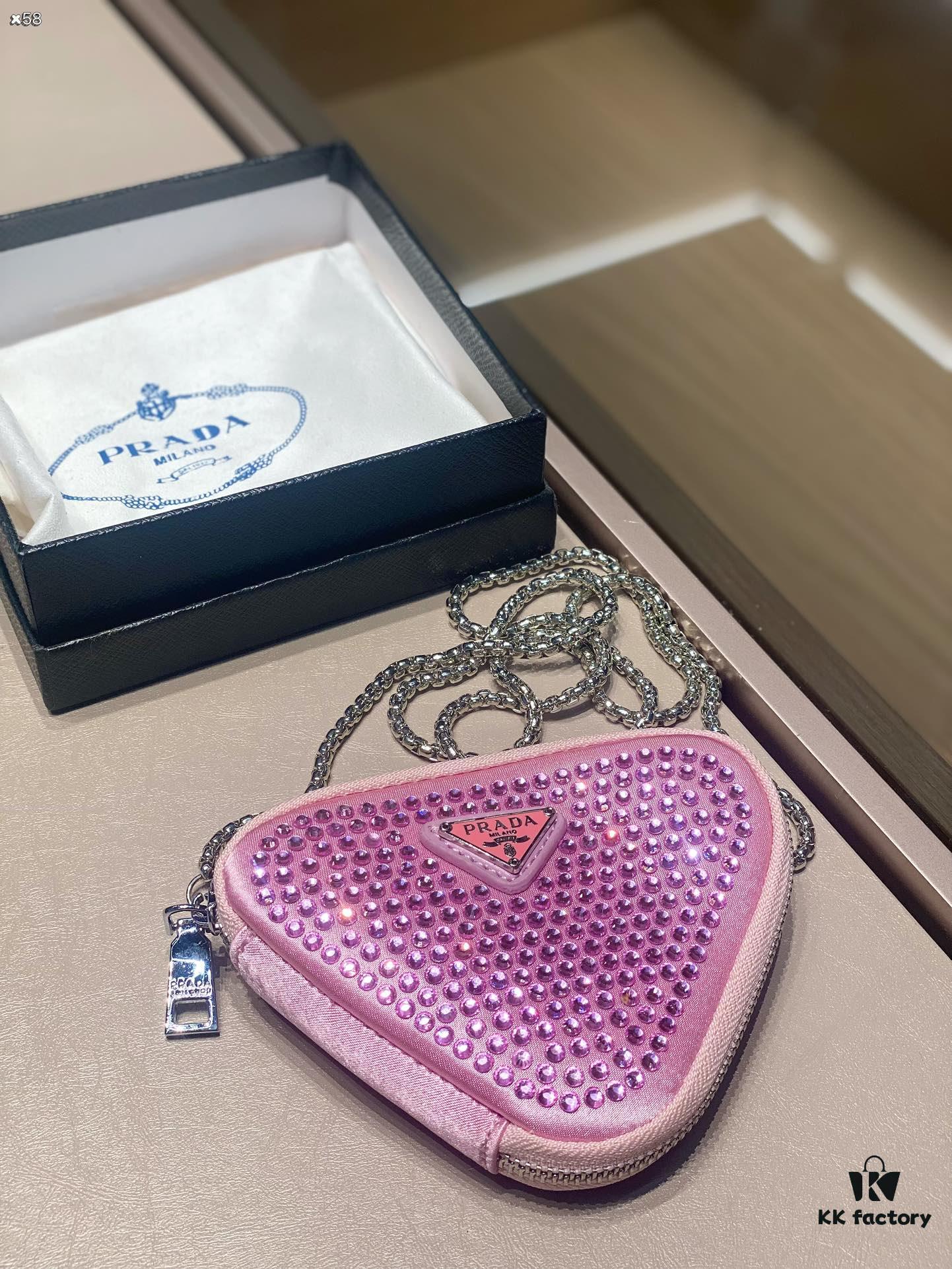 6930bf186e68136f4d9aeea4 Prada Chain Triangle Bag, Wallet Pouch, Extremely Stylish and Versatile