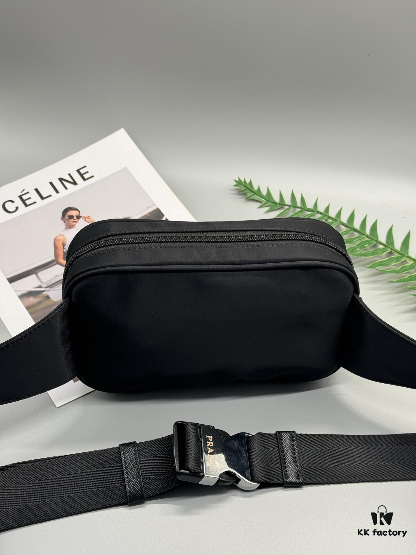 6930bf5e6e68136f4d9aef00 Prada Waist Bag - Latest Designer Model, High-End Waterproof Fabric, Compact and Practical