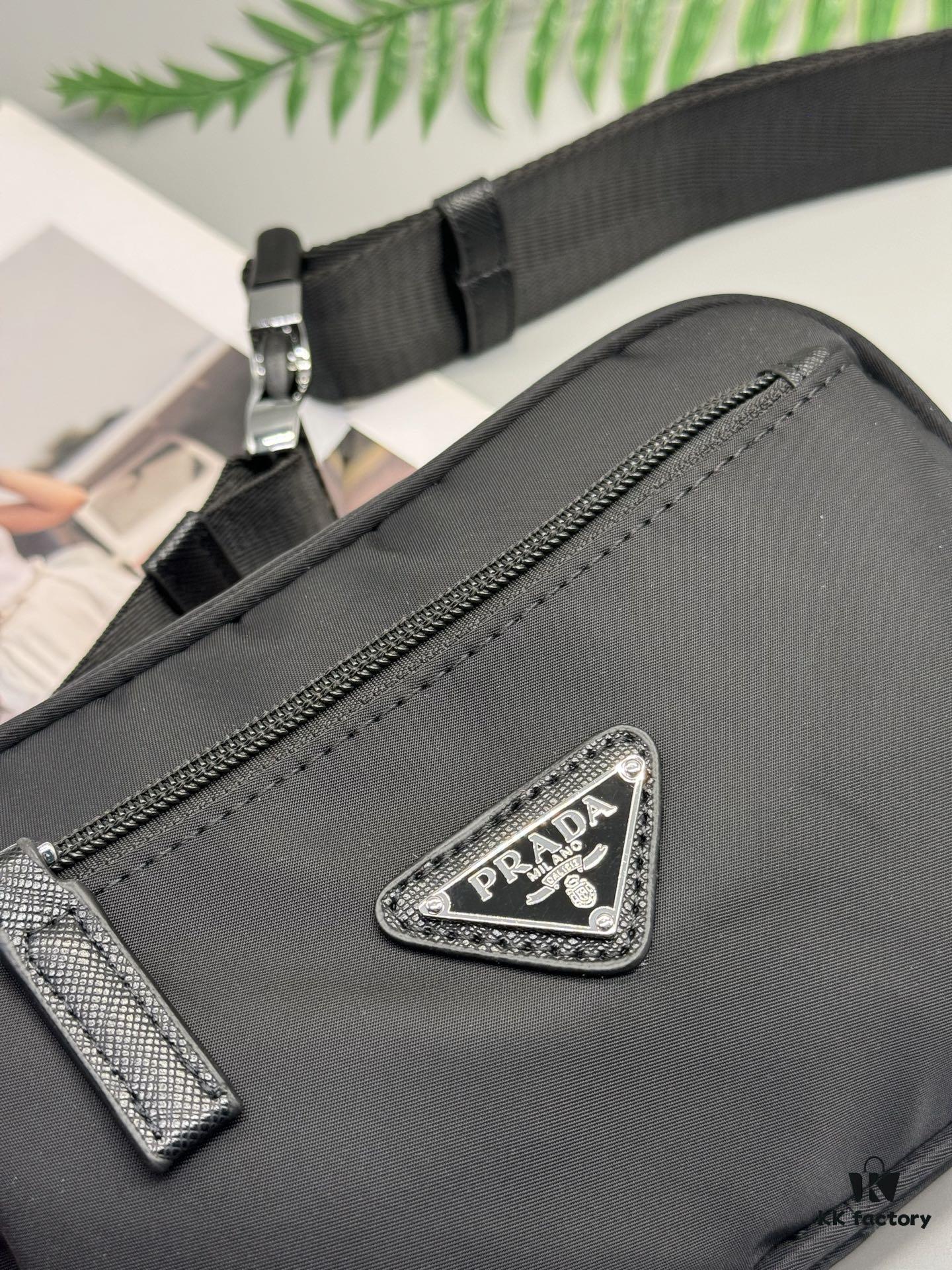6930bf5f6e68136f4d9aef03 Prada Waist Bag - Latest Designer Model, High-End Waterproof Fabric, Compact and Practical