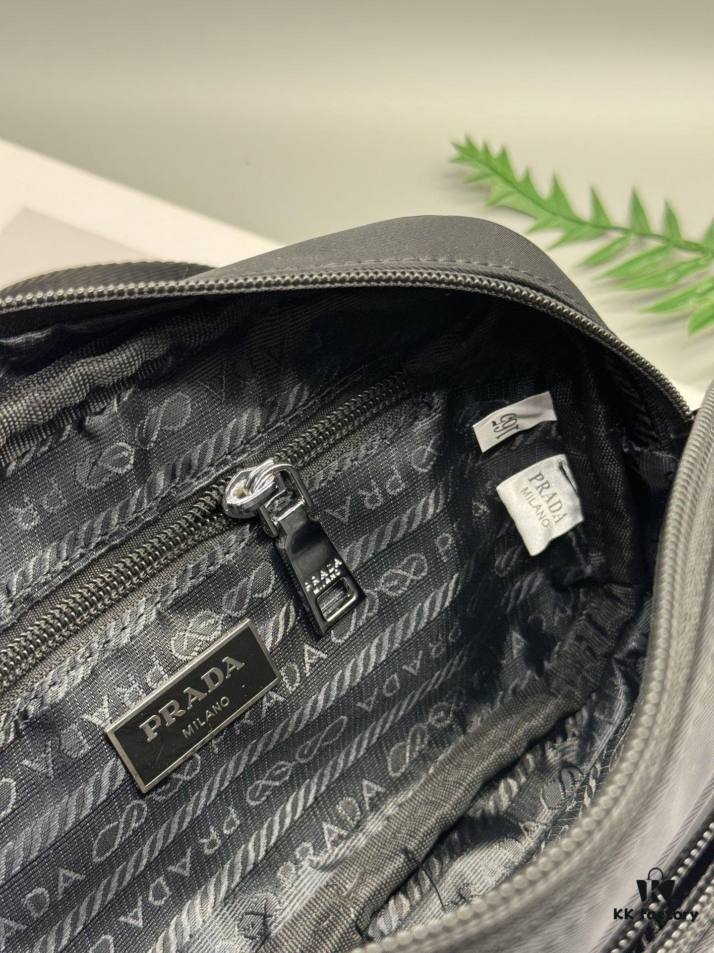 6930bf606e68136f4d9aef04 Prada Waist Bag - Latest Designer Model, High-End Waterproof Fabric, Compact and Practical