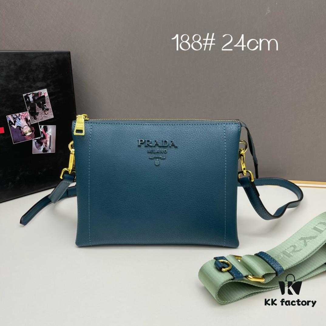 6930bf6e6e68136f4d9aef18 New Arrival Prada PRADA Dual-Shoulder Bag 'Made in Italy' Exquisite Design 1BH188