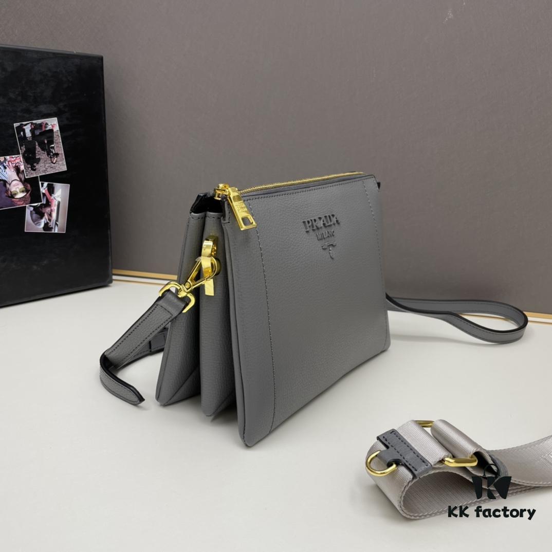 6930bf736e68136f4d9aef1f New Launch Prada PRADA Double Shoulder Strap 'Made in Italy' Exquisitely Crafted