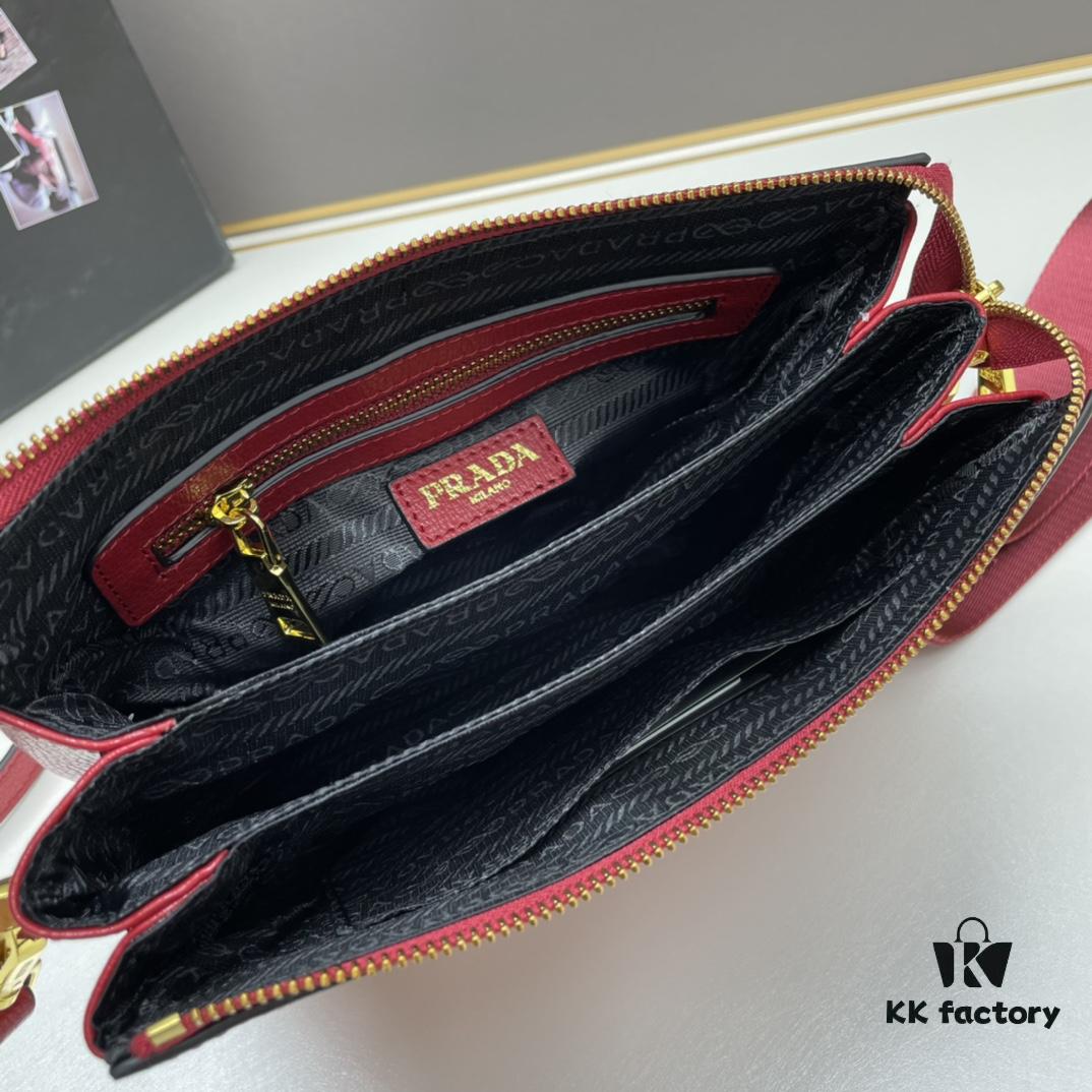 New Launch Prada PRADA Double Shoulder Strap 'Made in Italy' Exquisitely Crafted Backpack