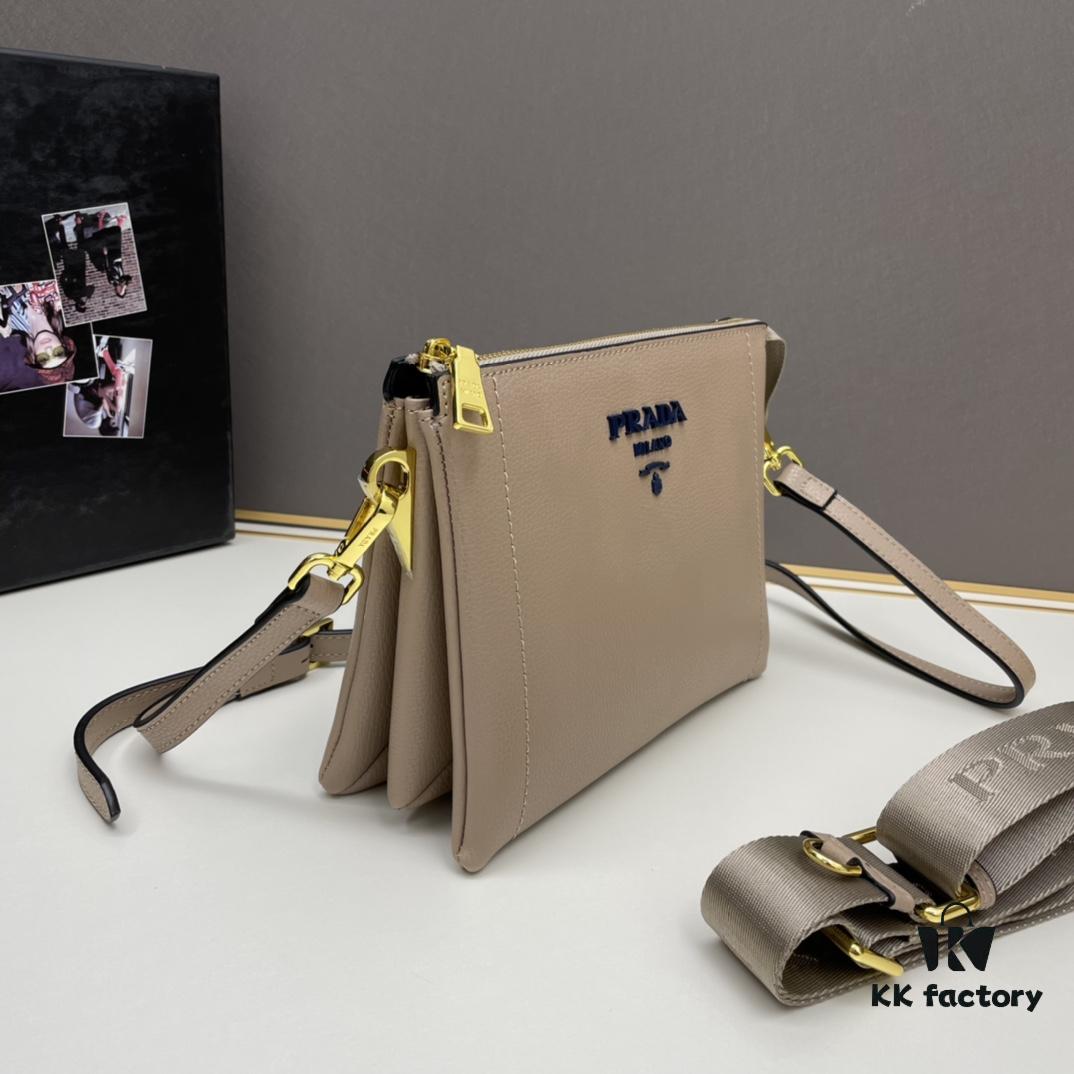 6930bf856e68136f4d9aef42 New Arrival Prada PRADA Double Shoulder Strap 'Made in Italy' Exquisitely Crafted Design, Model 1BH188, Size 24*19*6cm, Eight Best-Selling Colors