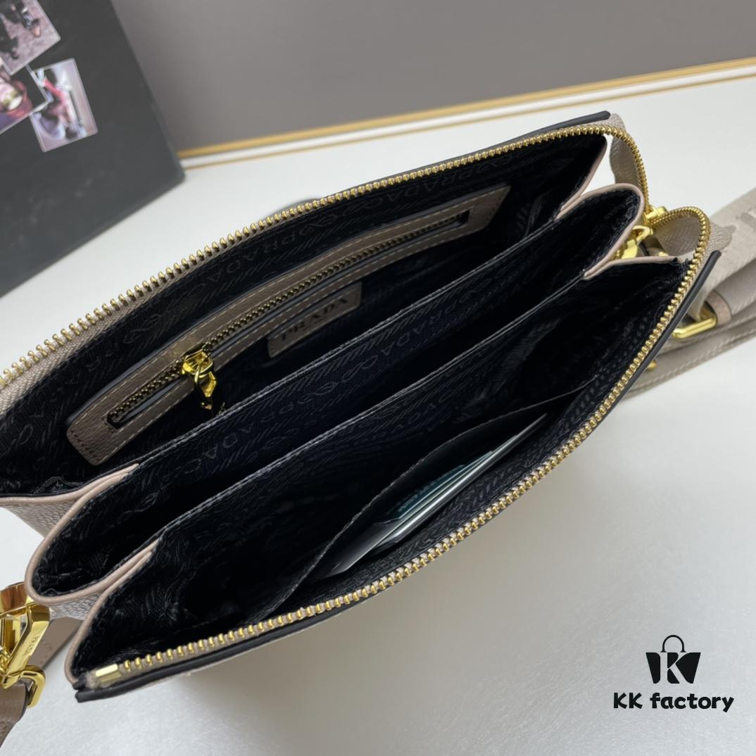 6930bf886e68136f4d9aef47 New Arrival Prada PRADA Double Shoulder Strap 'Made in Italy' Exquisitely Crafted Design, Model 1BH188, Size 24*19*6cm, Eight Best-Selling Colors
