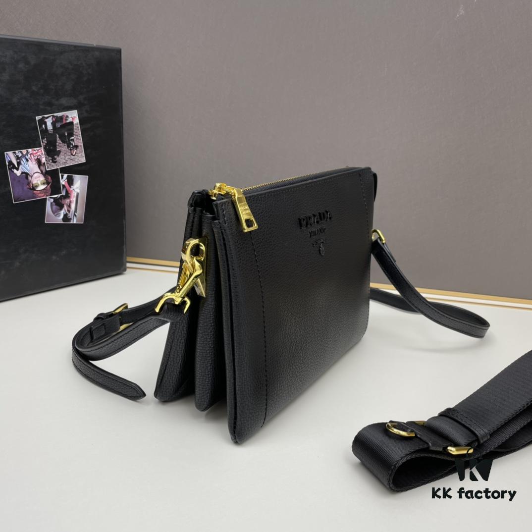 6930bf906e68136f4d9aef59 New Arrival Prada PRADA Double Shoulder Strap Bag 'Made in Italy' Exquisite Craftsmanship 1BH188 24x19x6cm Eight Best-Selling Colors