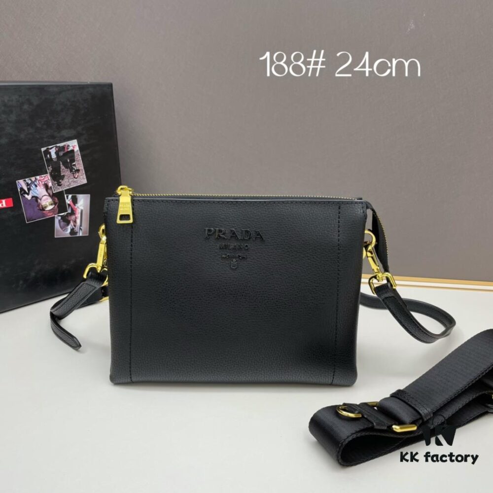 6930bf916e68136f4d9aef5a New Arrival Prada PRADA Double Shoulder Strap Bag 'Made in Italy' Exquisite Craftsmanship 1BH188 24x19x6cm Eight Best-Selling Colors