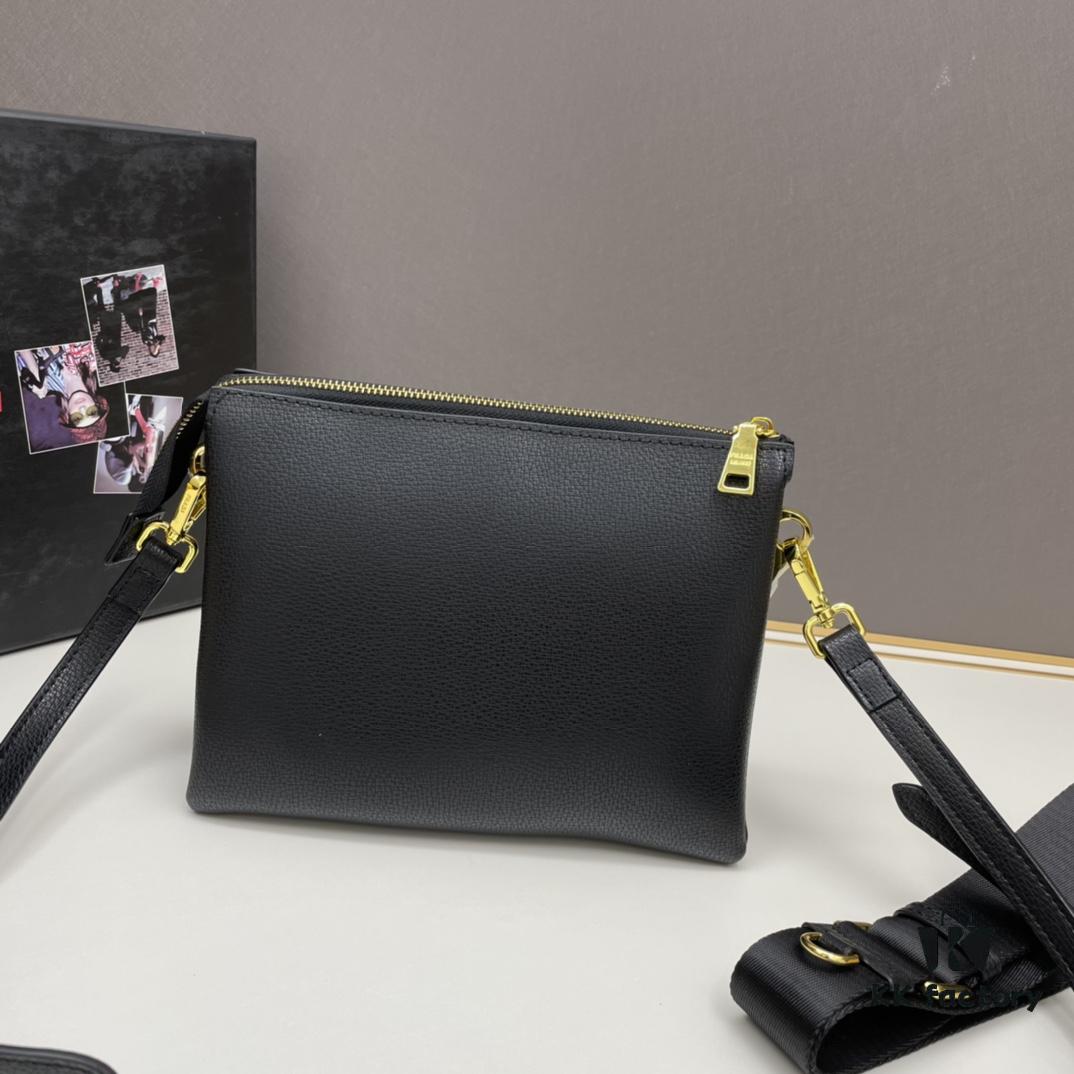 6930bf926e68136f4d9aef5b New Arrival Prada PRADA Double Shoulder Strap Bag 'Made in Italy' Exquisite Craftsmanship 1BH188 24x19x6cm Eight Best-Selling Colors