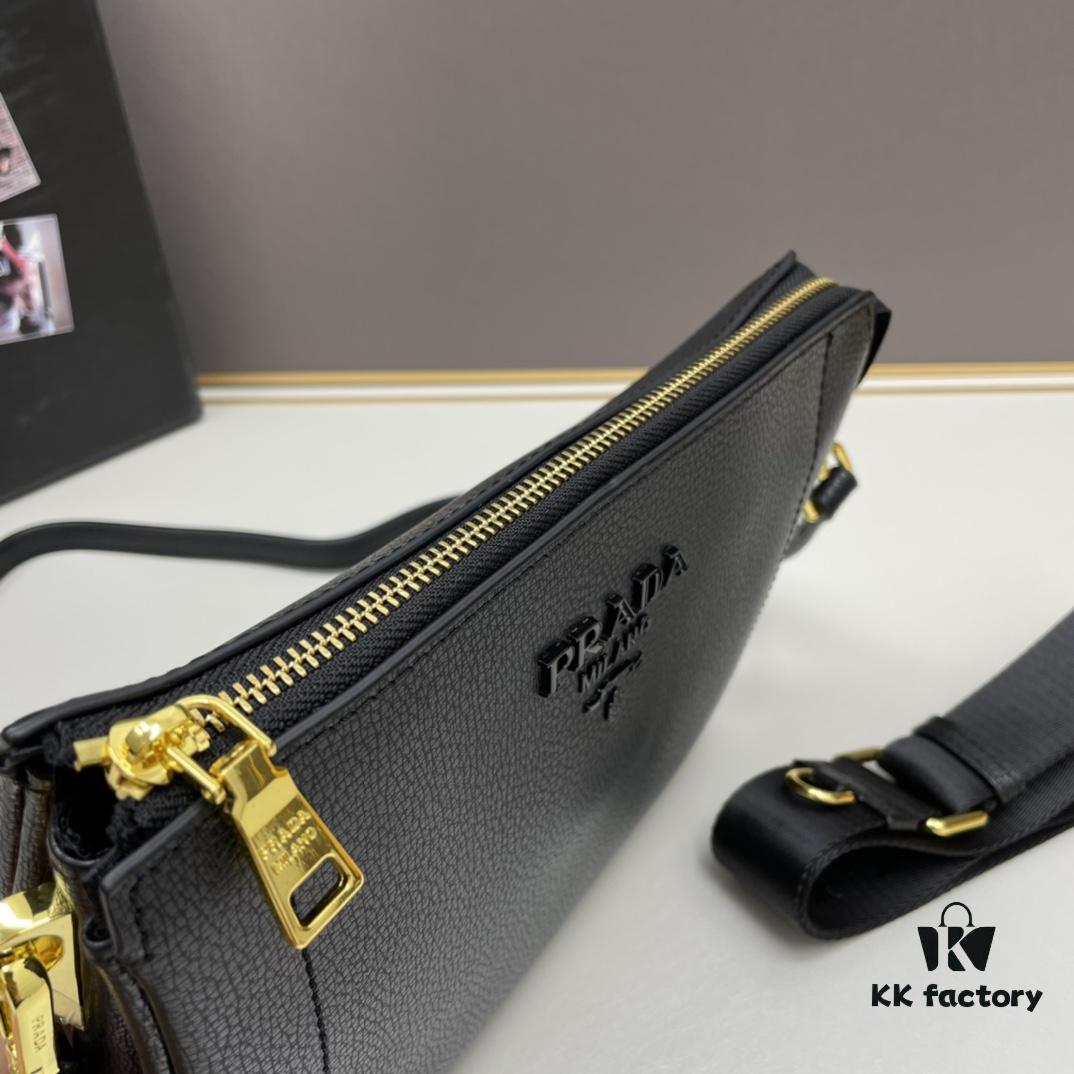 6930bf956e68136f4d9aef63 New Arrival Prada PRADA Double Shoulder Strap Bag 'Made in Italy' Exquisite Craftsmanship 1BH188 24x19x6cm Eight Best-Selling Colors