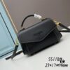 6930bf986e68136f4d9aef69 PRADA Fashion Head-Covering Bag in Deer Grain Leather with Ostrich Texture