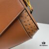 6930bf9b6e68136f4d9aef6d PRADA Fashion Head-Covering Bag, New Hot Arrival, Suede Calfskin with Ostrich Texture, Stylish and Practical, Comes with Long Shoulder Strap