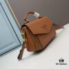 6930bfa86e68136f4d9aef80 PRADA Fashion Head-Covering Bag, New Hot Arrival, Suede Calfskin with Ostrich Texture, Stylish and Practical, Comes with Long Shoulder Strap