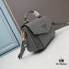 6930bfb56e68136f4d9aef9d PRADA Fashion Head-Covering Bag in Deer Texture Calfskin with Ostrich Print