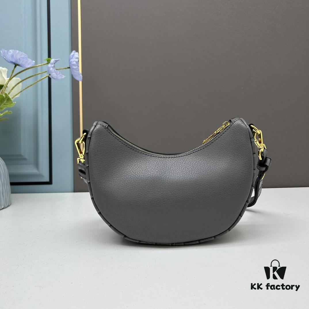 6930bfba6e68136f4d9aefa7 Prada Moon / Crescent Bag - Fashionable Black Horse