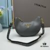 6930bfbb6e68136f4d9aefaa Prada Moon / Crescent Bag - Fashionable Black Horse